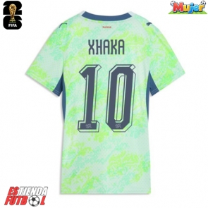 Suiza Granit Xhaka #10 Segunda Equipación Mujer Mundial 2026 Manga Corta